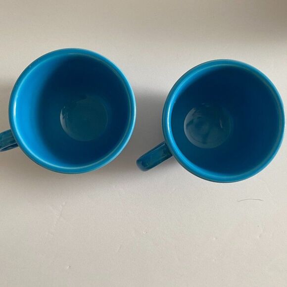 Fiestaware HLC Retired Color Peacock Lot of 2 Cups - Picture 4 of 7